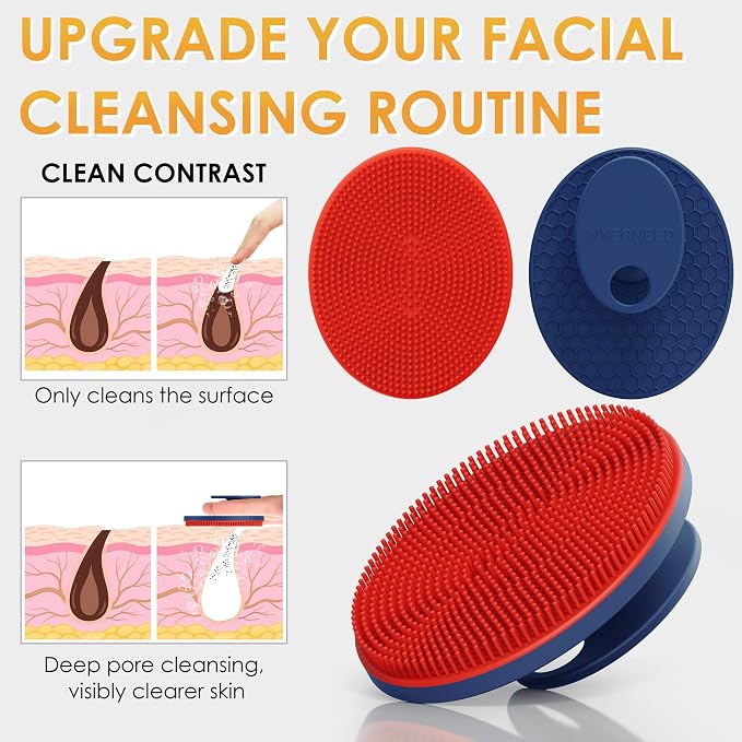 INNERNEED Magnetic Silicone Facial Cleansing Brush – Deep Pore Cleanser - Image 6