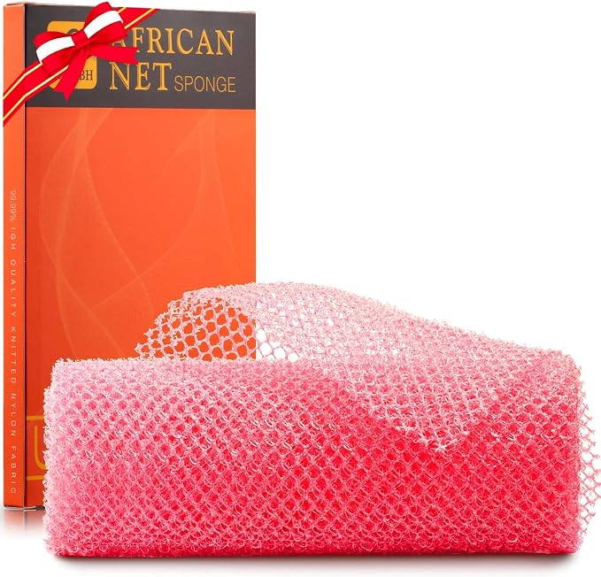 UJFQBH African Net Sponge African Net Long Net Bath Sponge Exfoliating Shower by BuyNow