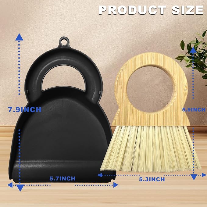 Mini Broom and Dustpan Set Bamboo Broom - Image 7
