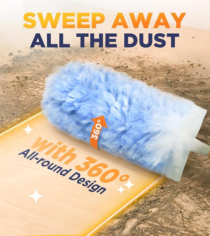 Heavy Duty Duster Refills for Swiffer Duster, Unscented Disposable Dusters for - Image 2