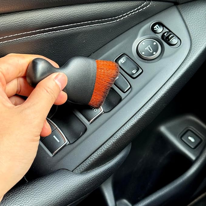 Car Detailing Brush, Soft Bristle Cleaning Brush, Scratch-Free Auto Duster Tool - Image 8