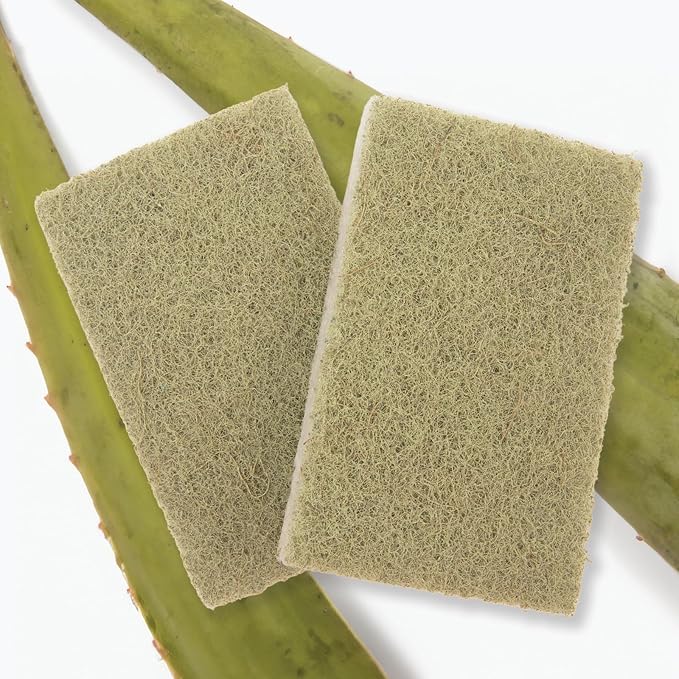 Full Circle Heavy Duty Scrubber Sponge – Robust Agave Leaf & Plastic-Free - Image 3