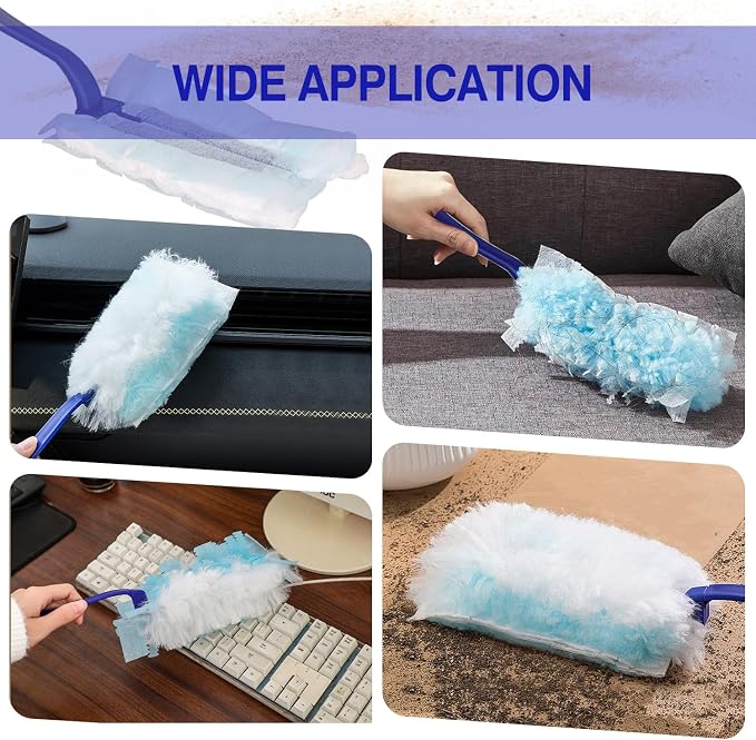 30 Count Duster Refills, Disposable Static Dust Removal Brush Replacement Head - Image 6