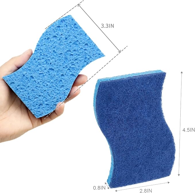 CELOX Sponges Kitchen, Sponge for Dishes, Cleans Fast Without Scratching - Image 7