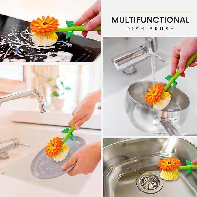 Vigar Flower Power Dish Brush - Image 5