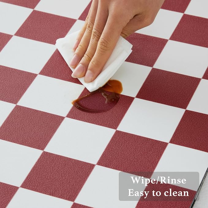 Checkered Dish Drying Mat for Kitchen Counter, Coffee Bar Station Accessories - Image 5