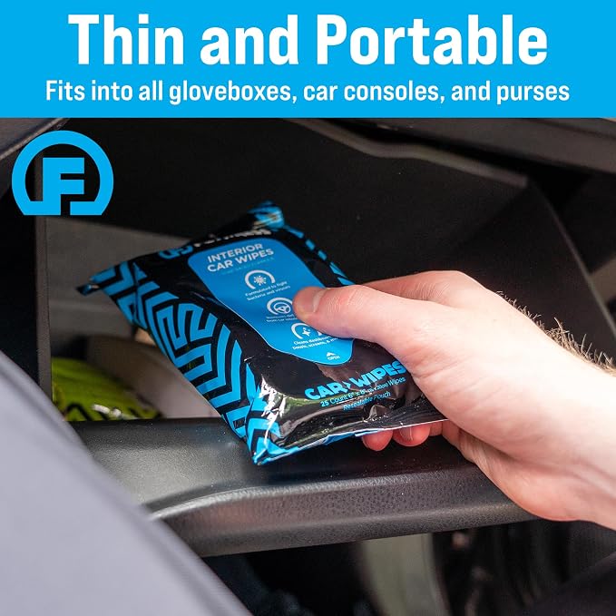 Fortress Car Wipes with Microfiber Cloth - Image 5