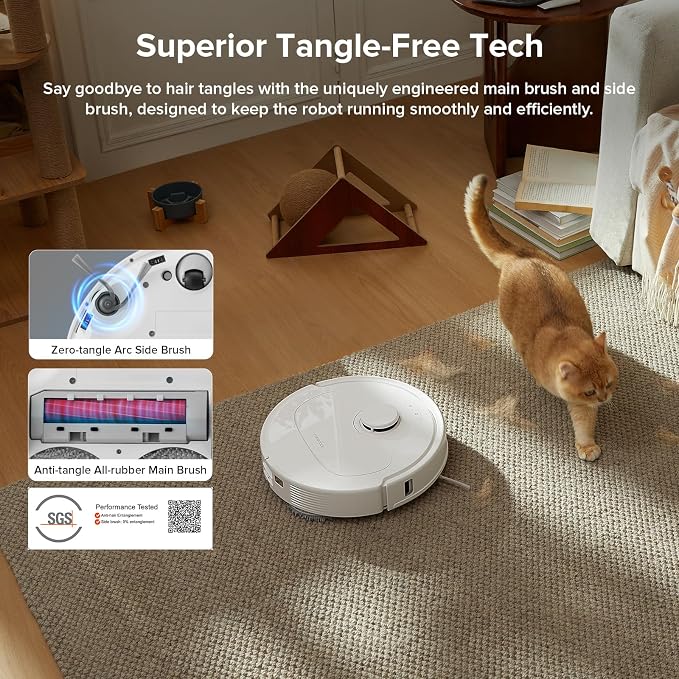 roborock Qrevo Series Robot Vacuum and Mop, 8000Pa Suction, Upgraded from Qrevo - Image 4
