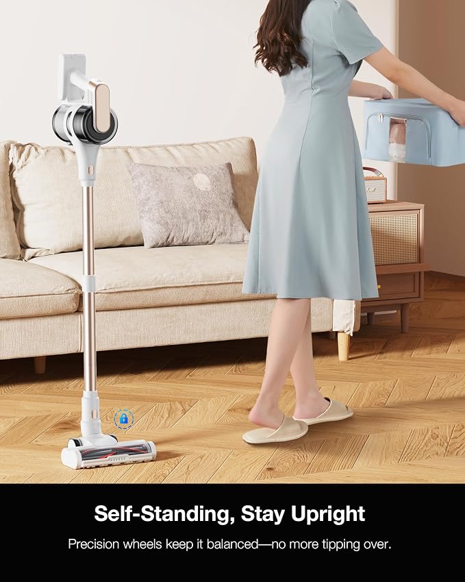 Cordless Stick Vacuum Cleaner for Home, Lightweight Rechargeable Vacuum - Image 7