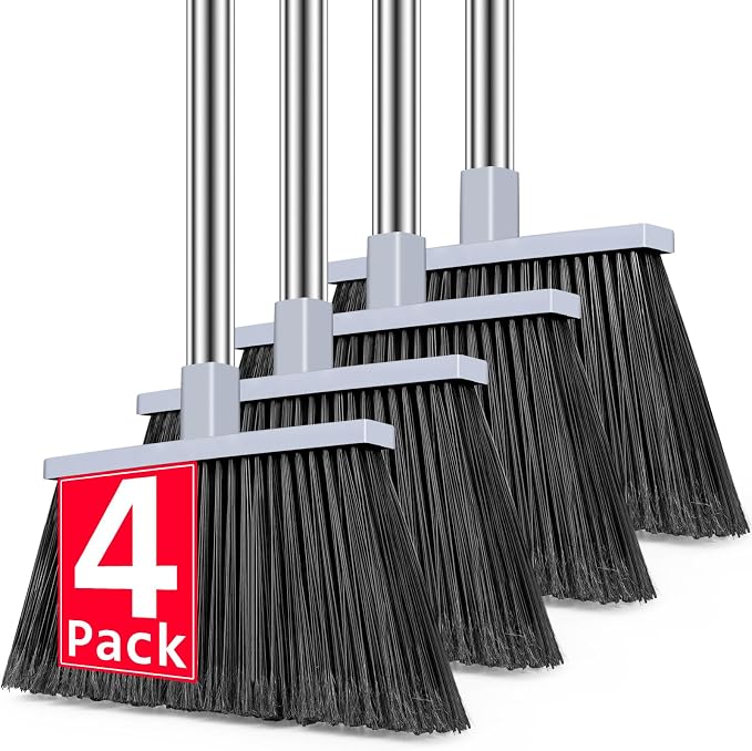 PBHEPJ Broom, 4 Pack Outdoor Broom by PBHEPJ