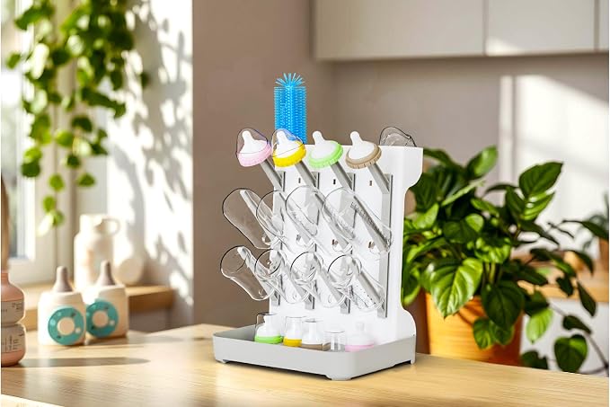 Baby Bottle Drying Rack Large Vertical Bottle Drying Rack - Image 3