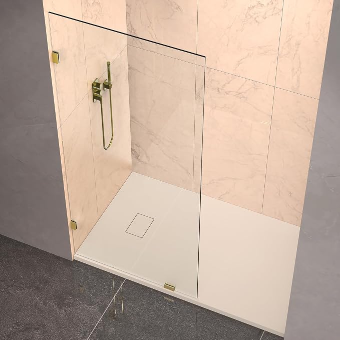 Shower Glass Panel 36" x 79" Easy-to-Clean Treated, 3/8" Tempered Glass Shower - Image 9