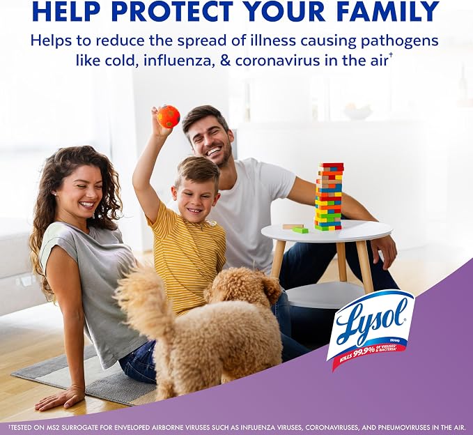 Lysol Air Sanitizer Spray with Odor Eliminator - Image 7