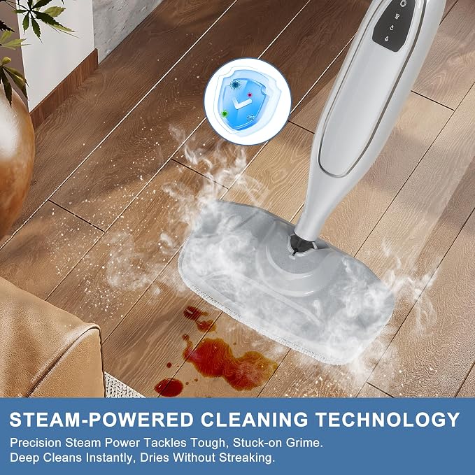 Steam Mop, 11-in-1 Powerful Handheld Steam Cleaner - Image 8