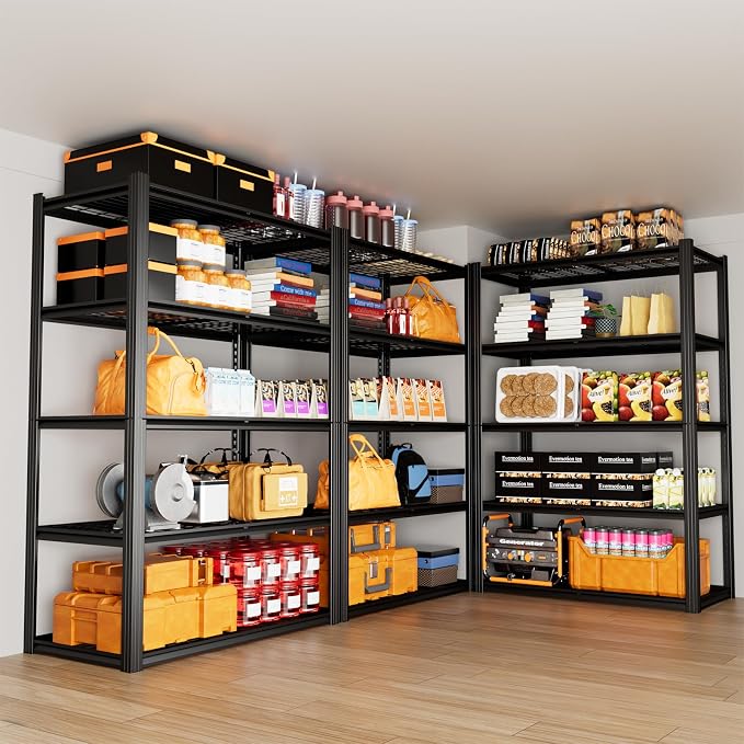 ROOMTEC 48" W Garage Shelving Heavy Duty, 2800LBS Storage Shelves, 5-Tier - Image 8