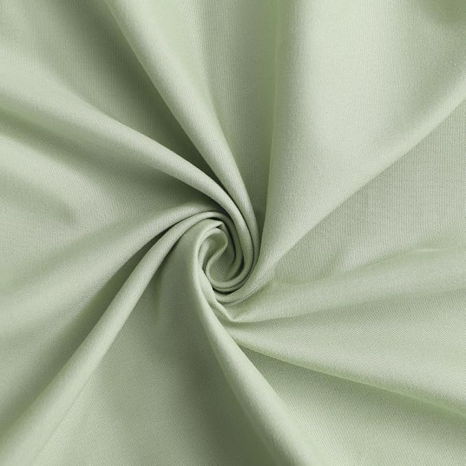 Sage Ruffle Shower Curtain, Vintage Handcrafted Bow Tie Bath Curtain - Image 7