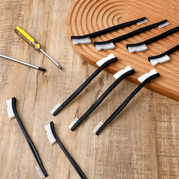 9Pcs Double-Ended Cleaning Brushes Set Nylon All Purpose Clean Brush Small - Image 7
