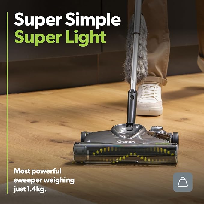 Gtech SW22 Cordless Lithium Carpet and Hardwood Floor Sweeper - Image 3