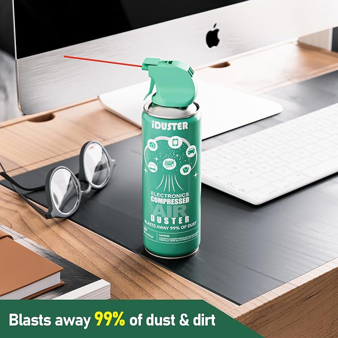 Disposable Compressed Duster, Computer Cleaner, Keyboard Cleaner, 1 Pack - Image 4