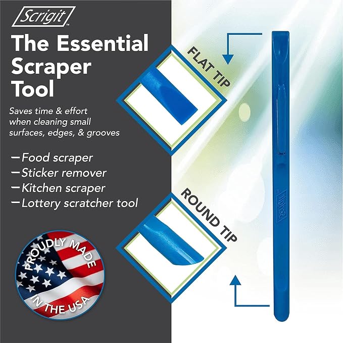 Scrigit Scraper No-Scratch Plastic Scraper Tool, 2 Pack - Image 2