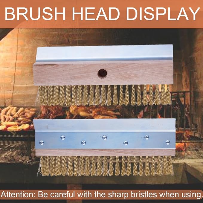 Aluminum Pizza Oven Brush, Grill Brush, Wire Brushes, - Image 5