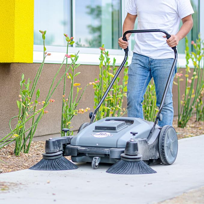 Tomahawk Industrial 38" Walk Behind Push Sweeper - Image 5