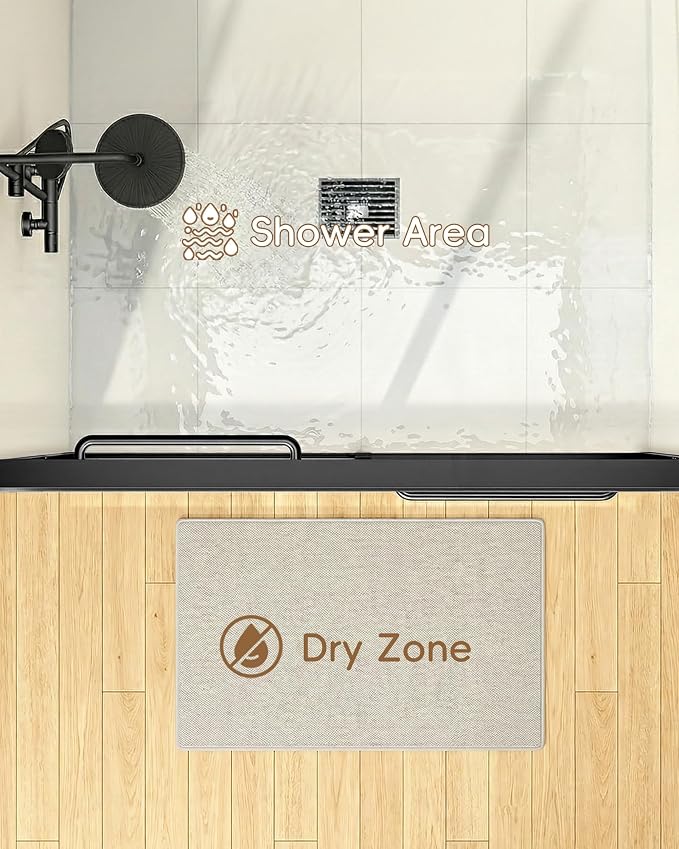 Shower Door 56-60'' W x 72'' H Semi-Frameless & Double Sliding, 1/4 inch - Image 7