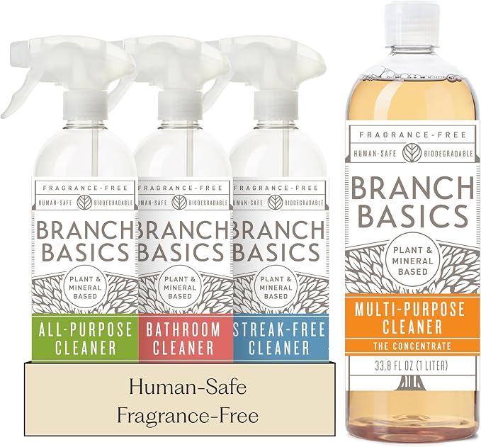 Branch Basics Cleaning Essentials Kit: All Purpose Spray, Glass Cleaner by BranchBasics
