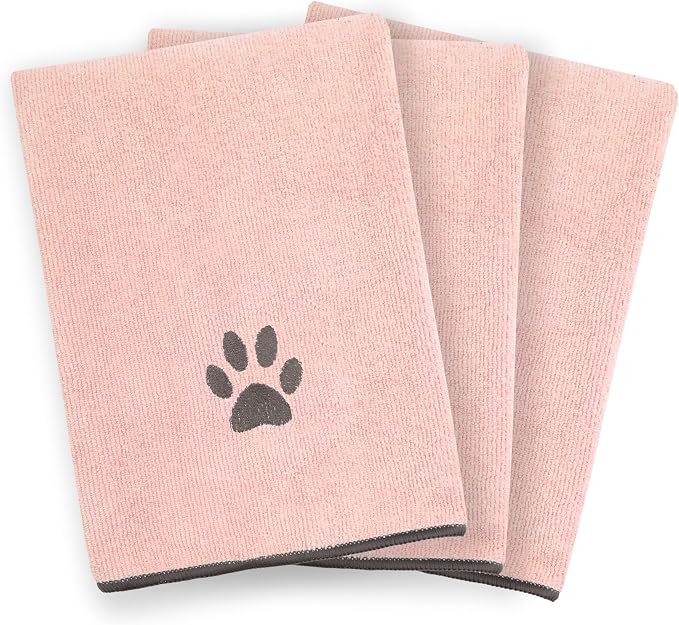 Ritz Premium Embroidered Microfiber Pet Towel, Highly Absorbent, Fast-Drying - Image 2