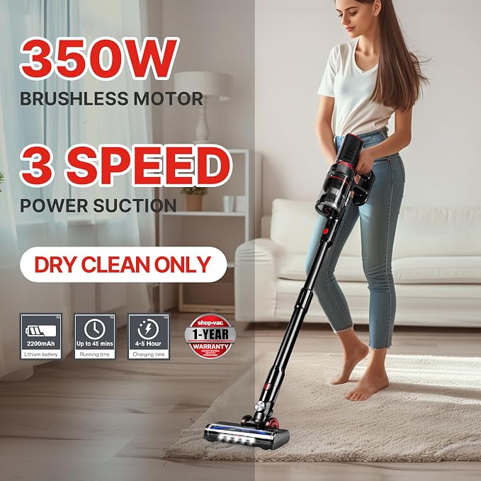 Shop-Vac Rechargeable Cordless Stick Vac - Image 6