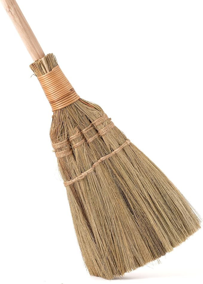 Vietnamese Straw Soft Broom for Cleaning by TTSForHome