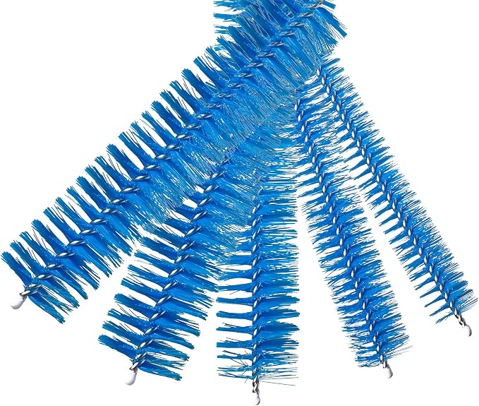 10" Tube Cleaning Brush Set, 5 Pack Large, Extra Long Nylon Straw Brushes - Image 2