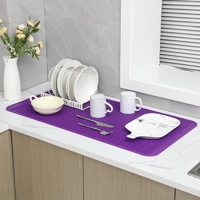 Silicone Dish Drying Mat for Multiple Usage, Easy clean, Eco-friendly, - Image 6
