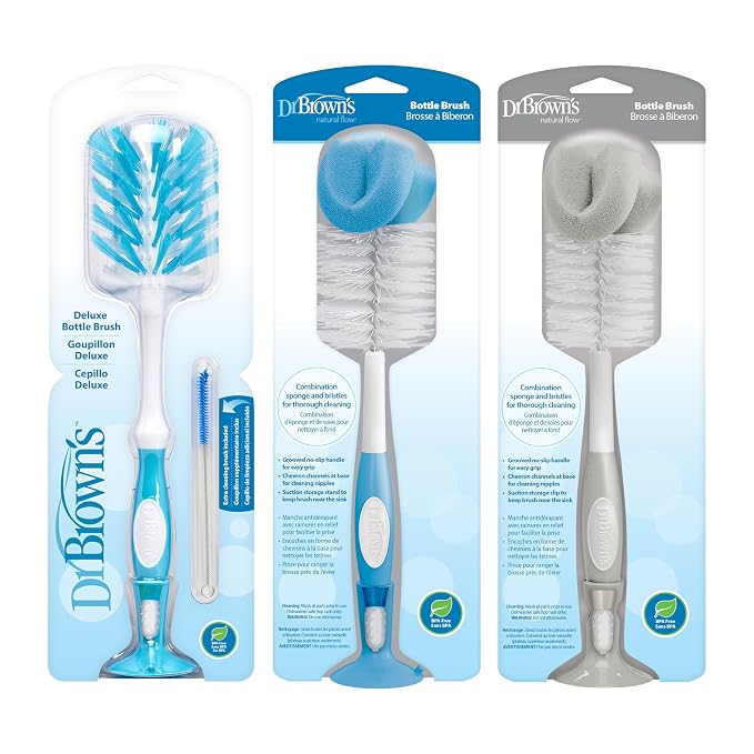 Dr. Brown's Reusable Sponge Baby Bottle Cleaning Brush by DrBrowns