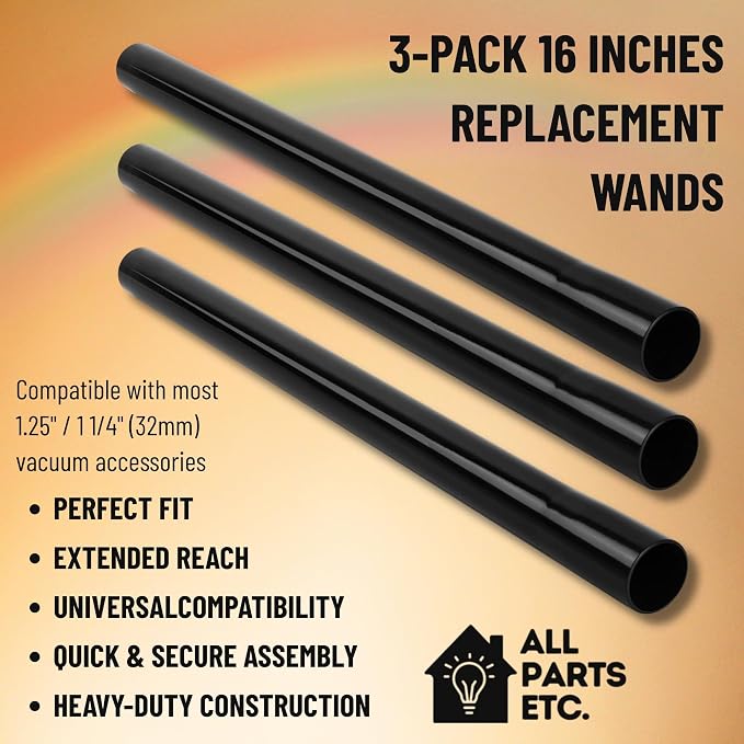 1.25 Inch Vacuum Extension Wands, 32mm Vacuum Accessories & Attachments | - Image 3