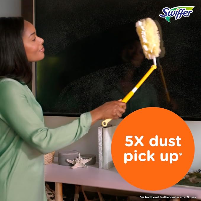 Swiffer Duster Heavy Duty 3 ft Extendable Handle Starter Kit - Image 5