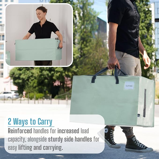 VENO 10 Pack Moving and Storage Bags, Heavy Duty, Alternative to Moving Boxes - Image 6