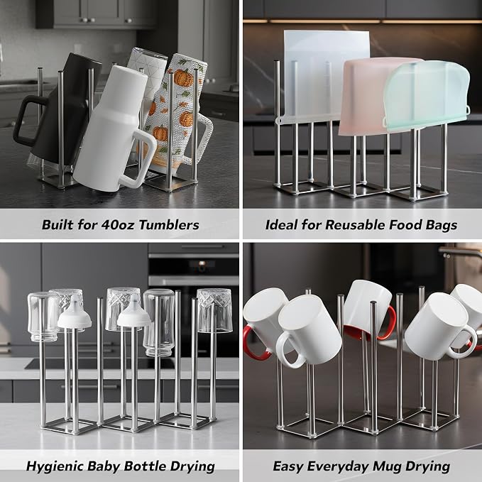 Water Bottle Drying Rack, Cup Drying Rack - Image 4