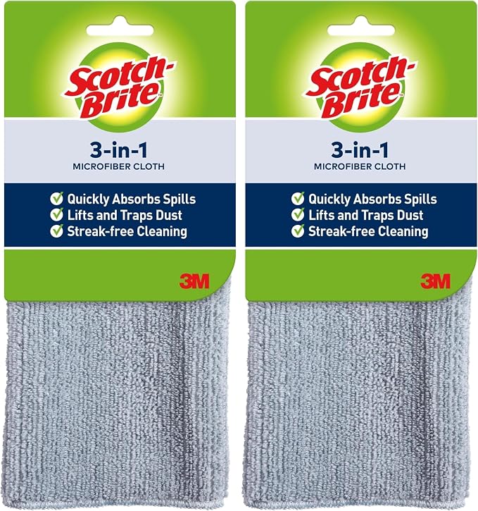 Scotch-Brite 3-in-1 Microfiber Kitchen Cloth by Scotch-Brite