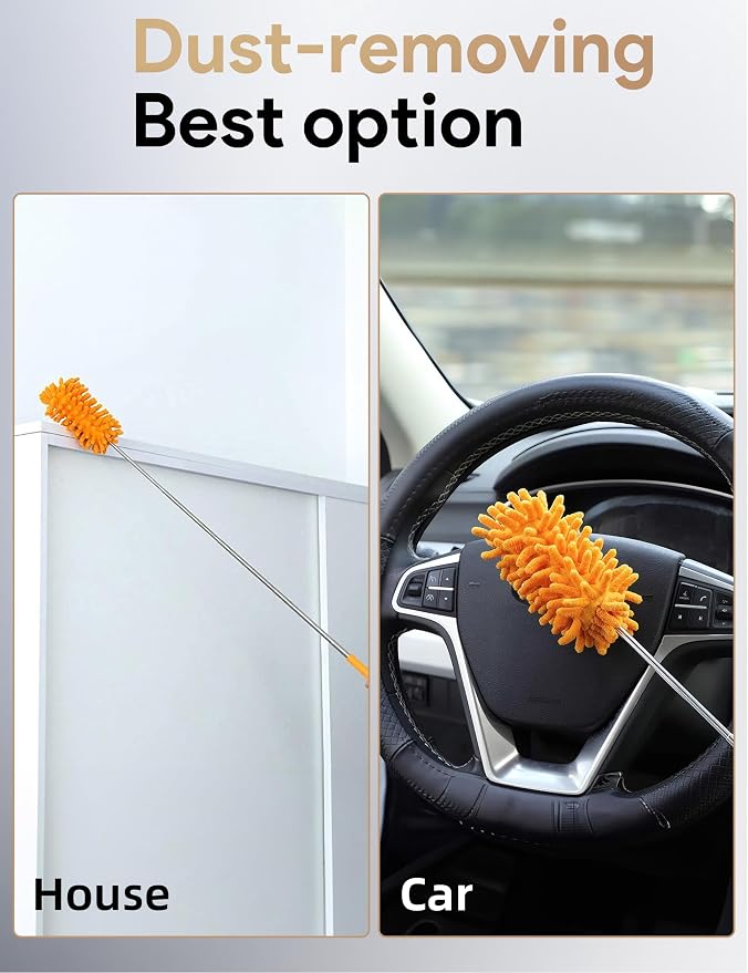 Microfiber Duster for Cleaning, Tukuos Hand Washable Dusters - Image 4