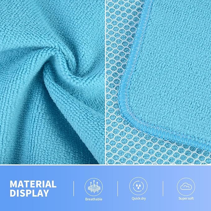 KinHwa Kitchen Washcloths for Dishes Absorbent Microfiber Dish Cloths Quick Dry - Image 2
