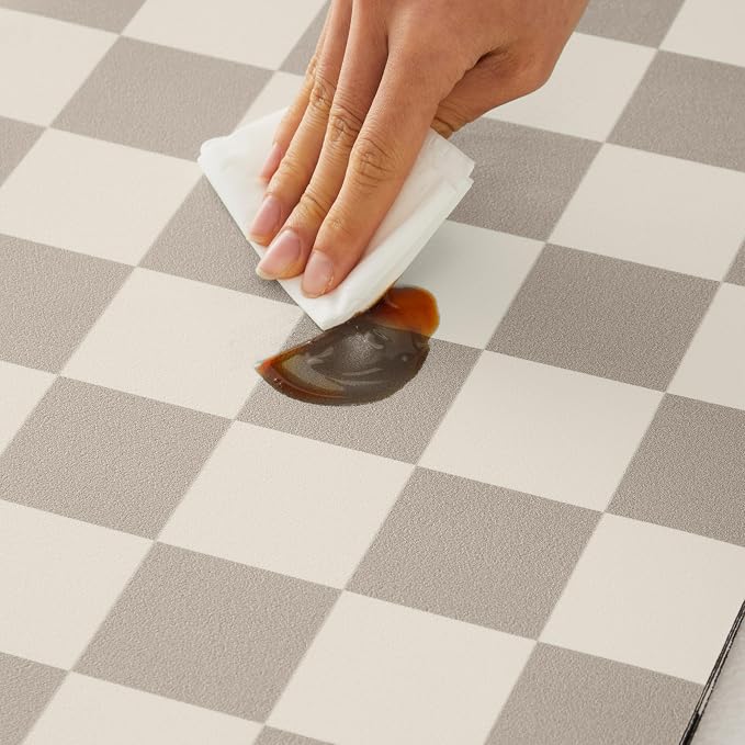 Checkered Dish Drying Mat for Kitchen Counter, Coffee Bar Station Accessories - Image 5
