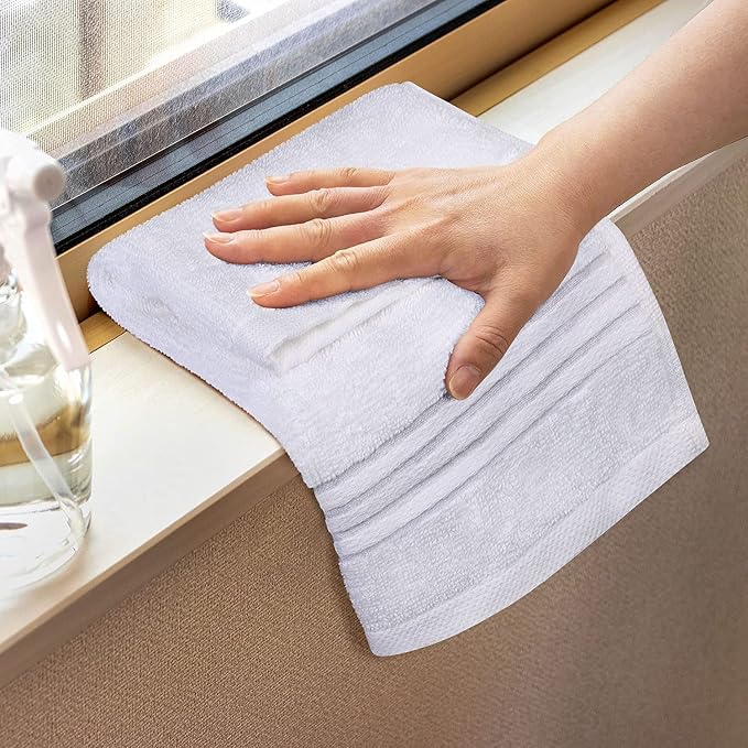 Utopia Towels Wash Cloths Set, 12 by 12 Inches, 100% Cotton Ring Spun, Highly - Image 3