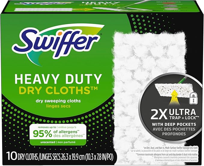 Dry Sweeping Cloths, Heavy-Duty by Swiffer