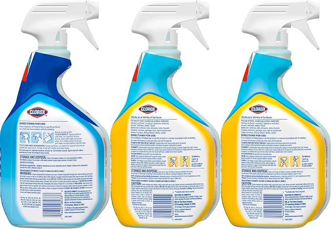 Clorox Disinfecting All-Purpose Cleaner 32 Oz and Disinfecting Bathroom Cleaner - Image 12