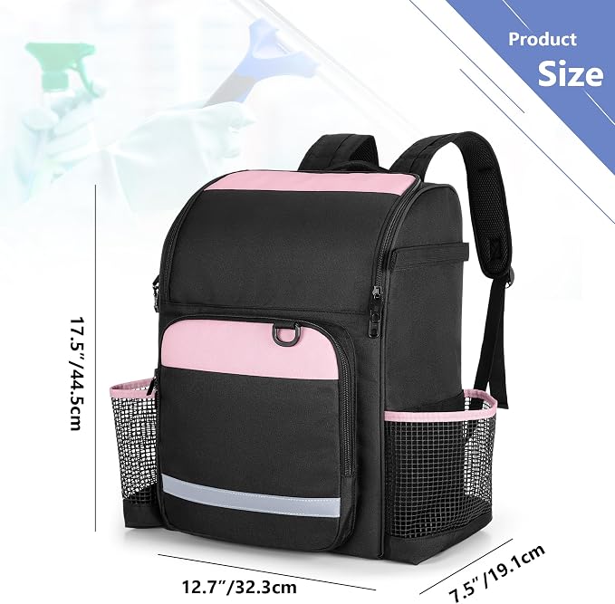 LoDrid Cleaning Bag with Thickened Adjustable Shoulder Straps, Large Cleaning - Image 6