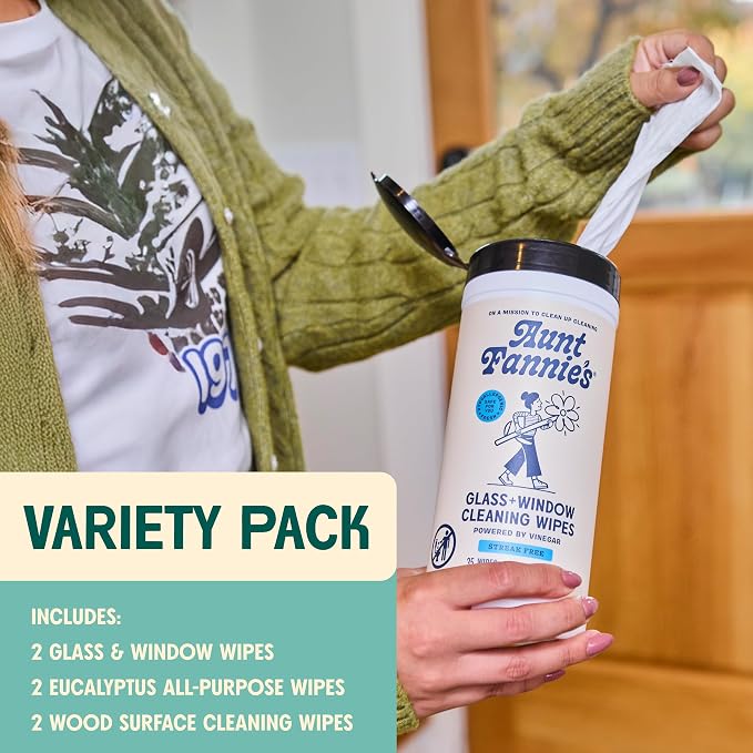 Aunt Fannie's Natural Cleaning Wipes Variety Pack - Image 2