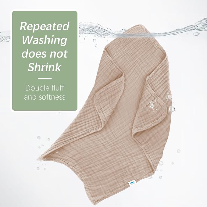 SWEET DOLPHIN Muslin Baby Bath Towels Blanket - Image 6