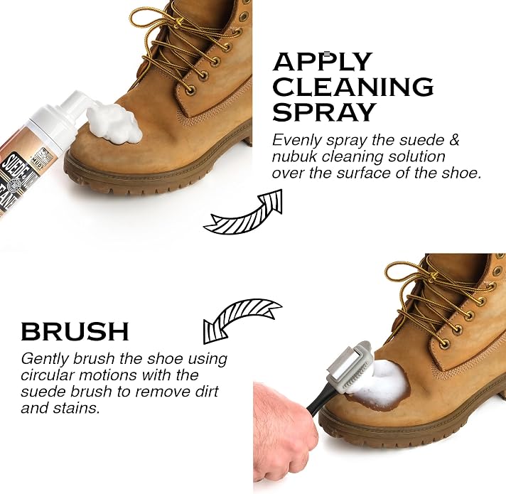 Suede Shoe Cleaner Nubuck Shoe Cleaner and Water Repellent - Image 4