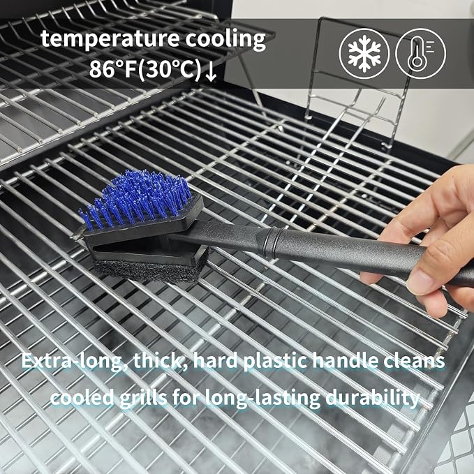 Nylon Grill Brush No Wire Bristle Barbecue Brush Grill Cleaning Kit Safe Grill - Image 5